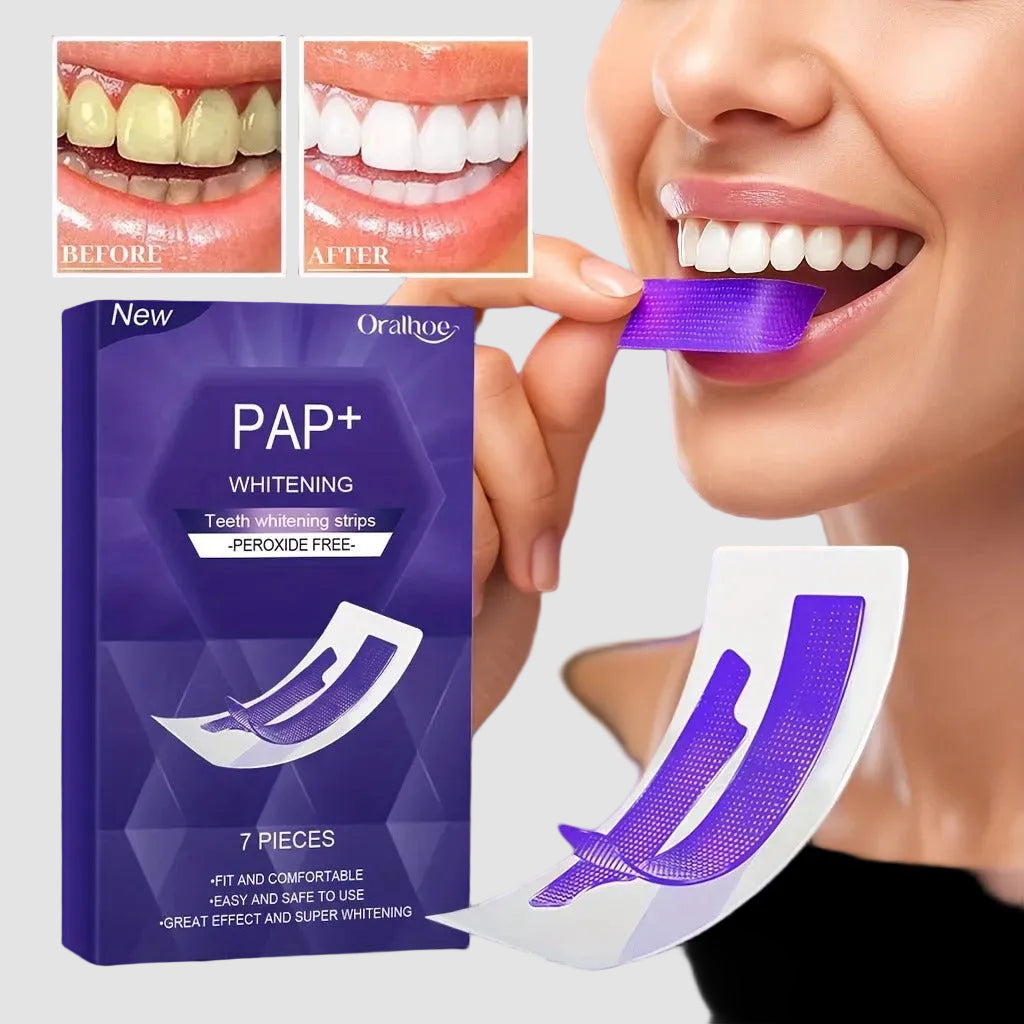 Whitening Teeth Strips Purple Teeth Strips Dry-Application