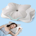 Cervical Neck Pillow - Neck Support Pillows for Sleeping, Contour Memory Foam Pillows for Side, Back & Stomach Sleepers, Ergonomic Neck Pillow with Breathable Cover (Grey)