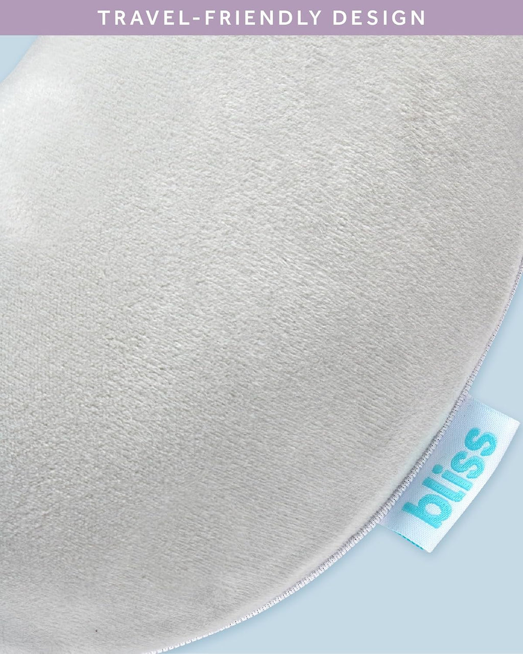 Neck Pillow - Lightweight U Shaped High Density Memory Foam Travel Neck Pillow with Snap Closure for Travelling, Size One Size, Grey Fleece