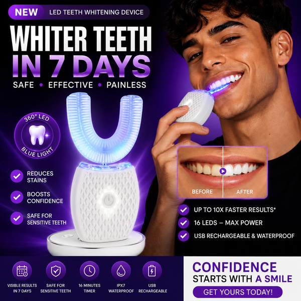 PureAura™ Ultrasonic U-Shape Toothbrush